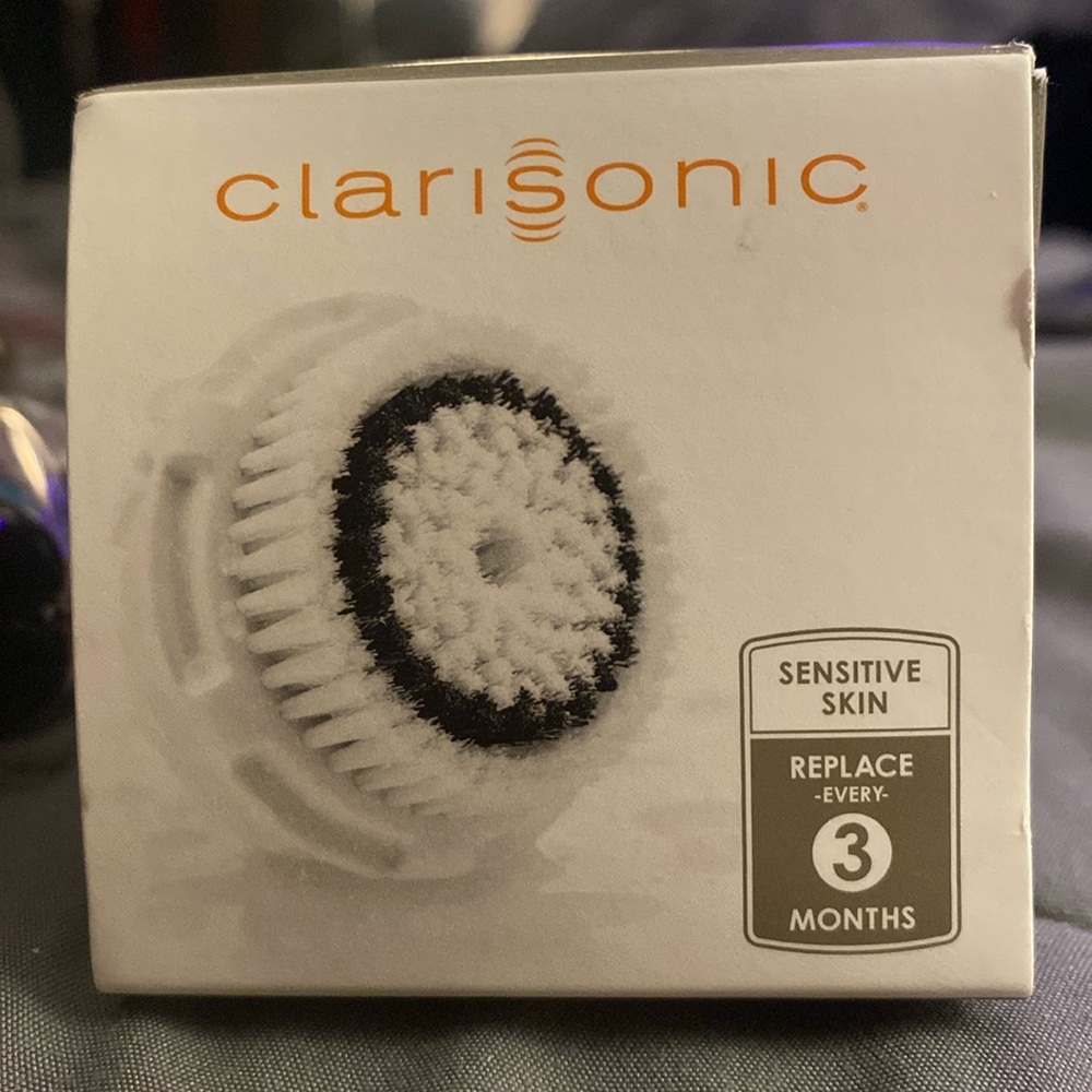 3 Clarisonic Sensitive Brush Heads new in box.